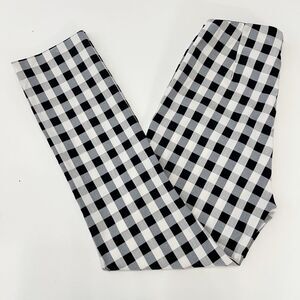Rag and Bone Black and White Gingham Checkered Straight Leg Dress Pants Size 2